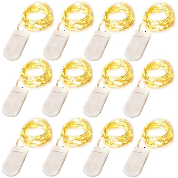 10/20/30 đèn led hoạt động bằng pin đèn cổ tích trang trí / trang trí tiệc cưới gia đình / đèn khí quyển không thấm nước / lễ hội tiệc giáng sinh chuỗi ánh sáng cổ tích