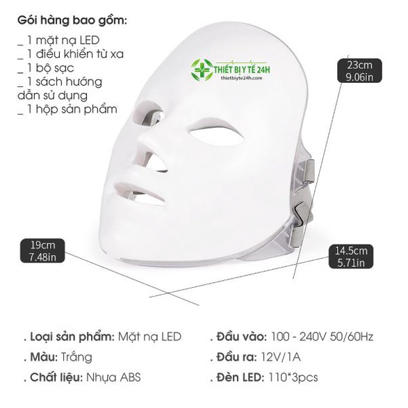 Mặt Nạ Ánh Sáng Sinh Học Cao Cấp; Mặt Nạ Chăm Sóc Mặt-KG94