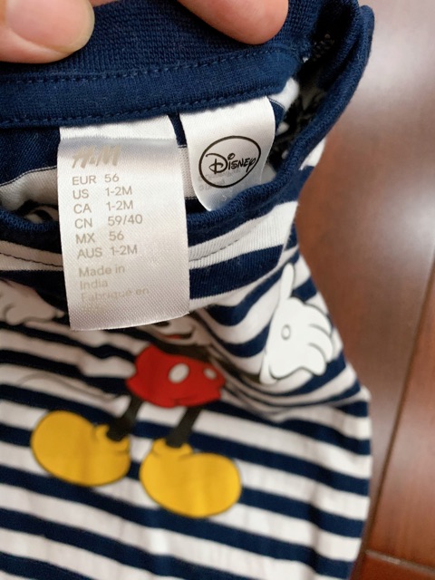 Thanh lý bộ body đùi HM Mickey