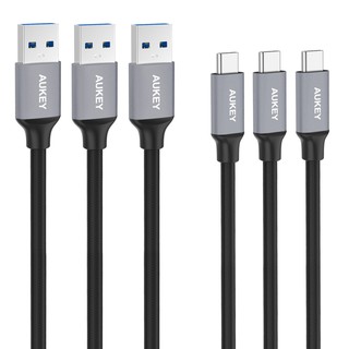 Bộ 3 Cáp Sạc Type-C Aukey CB-CMD1