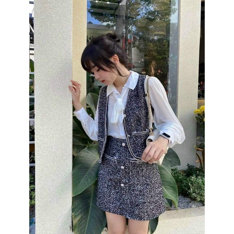 ❤️SET 3 MÓN ÁO KIỂU + CHÂN VÁY + GILE