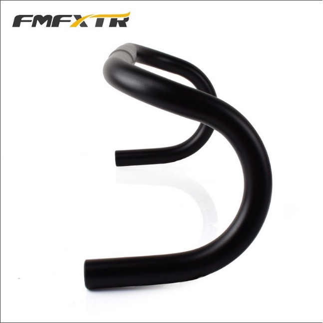 Tay lái ghi đông xe đạp lòng chảo ghi đông sừng bò cho xe Fixed Gear 25.4