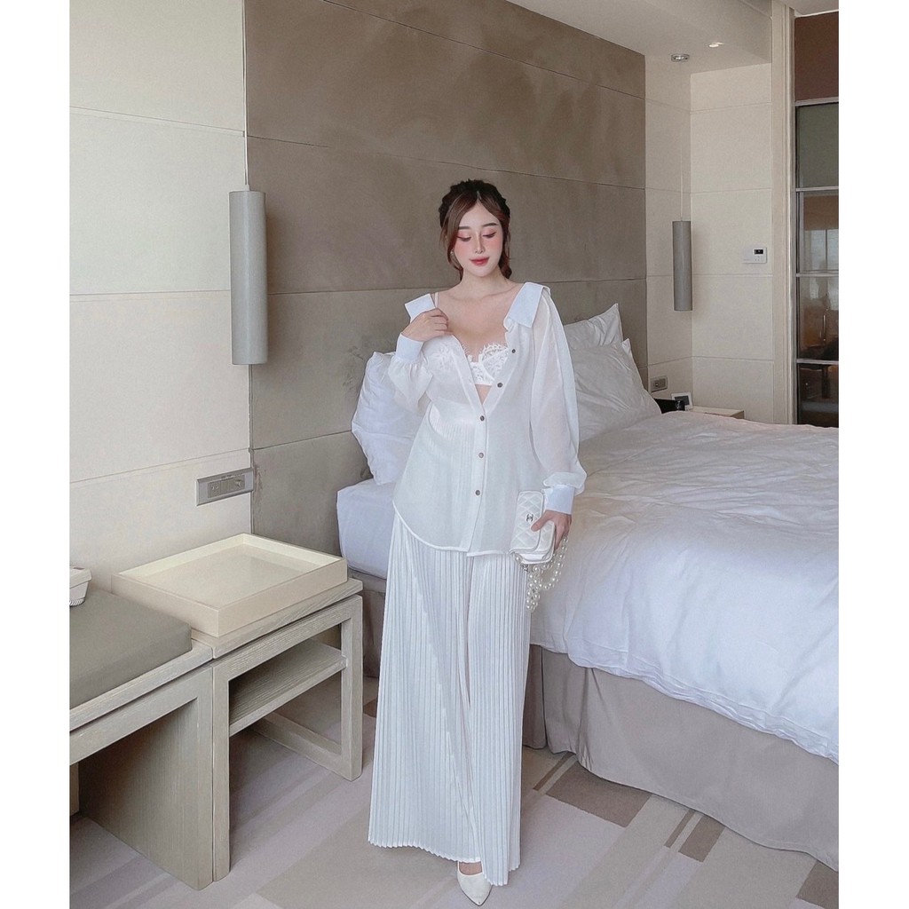 QUẦN XẾP LY ỐNG RỘNG [Moment House]
