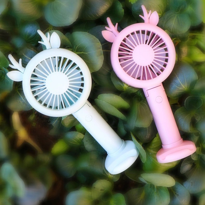 Quạt mini cầm tay iMebobo chính hãng, quạt cầm tay pin sạc 1200mAh có đèn LED | BigBuy360 - bigbuy360.vn