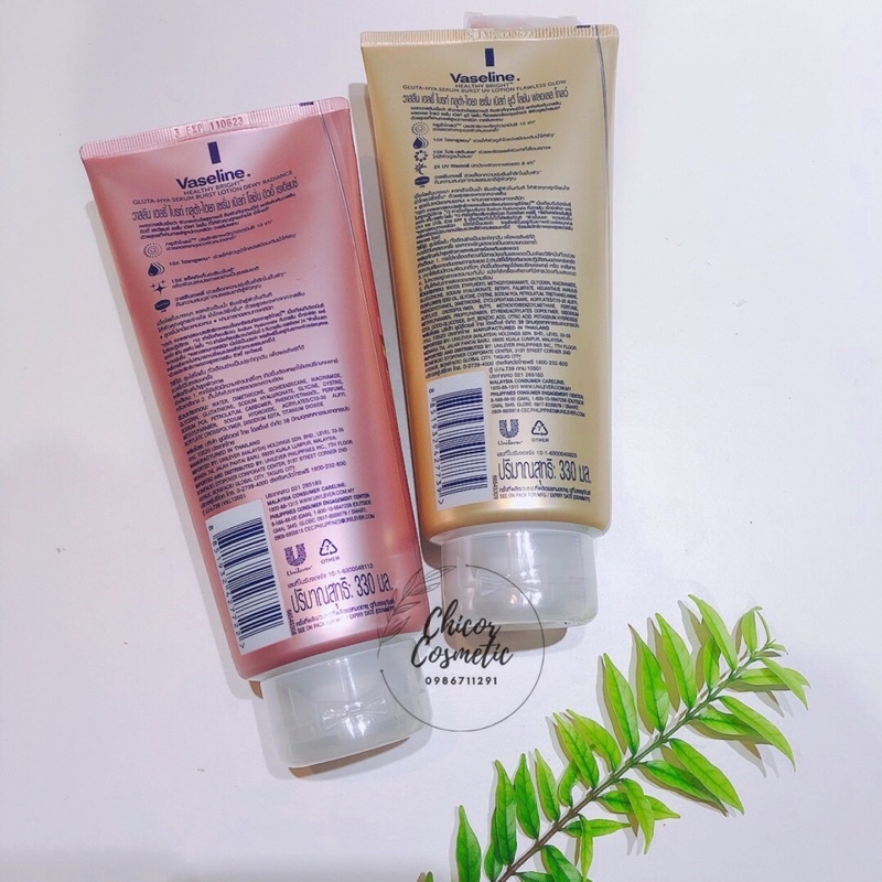 Sữa dưỡng thể trắng da Vaseline Healthy Bright Gluta-Hya