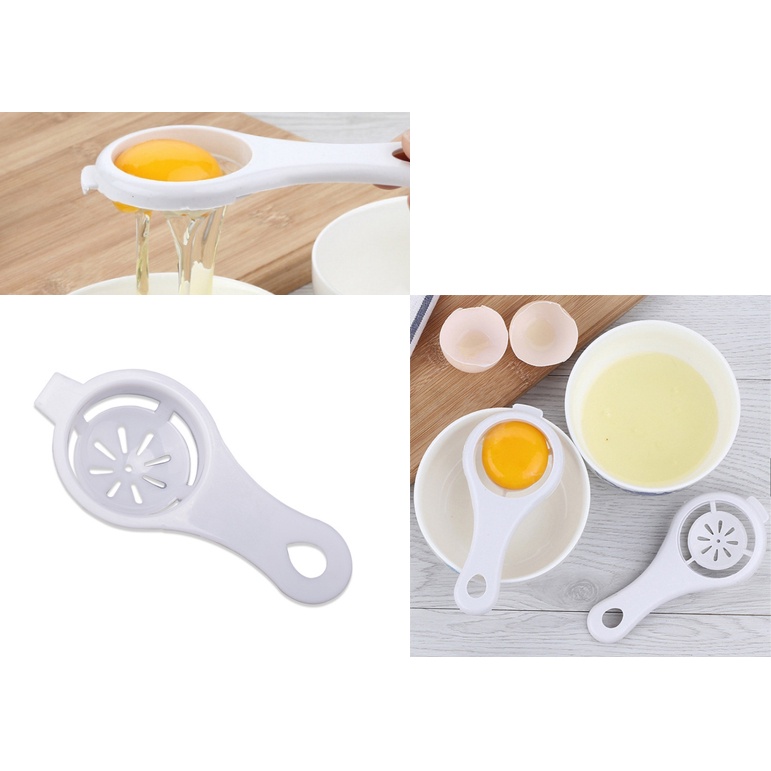 Dụng cụ tách lòng trứng bằng nhựa tiện lợi cho nhà bếp