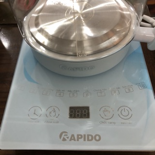 Ấm điện đa năng Rapido 1.8Lít (Đun nước, Pha trà, Lẩu, Sữa chua, Pha sữa, Thuốc Bắc,...)