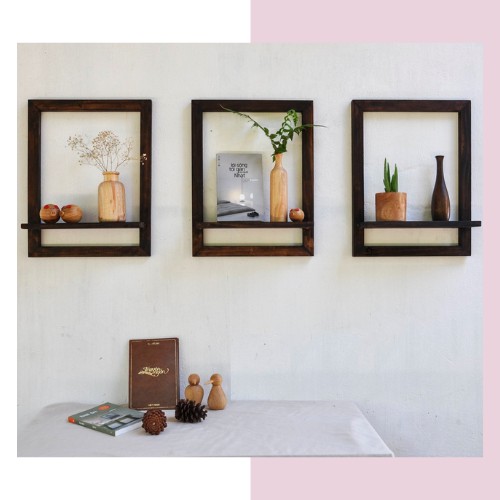 🌻FREESHIP🌻 Khung gỗ treo tường trang trí phòng khách, phòng ngủ vintage