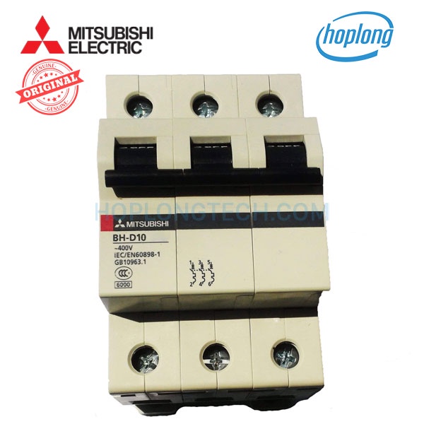 MCB BH-D10 3P 32A TYPE C N Mitsubishi