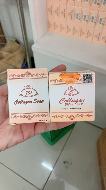 (tem đỏ, có video) bộ kem collagen plus vit E tem đỏ chính hãng | BigBuy360 - bigbuy360.vn