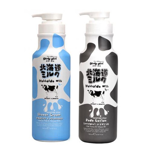 Sữa Tắm Trắng/Lotion dưỡng thể Beauty Buffet Hokkaido Milk Whitening AHA Shower Cream 700ml