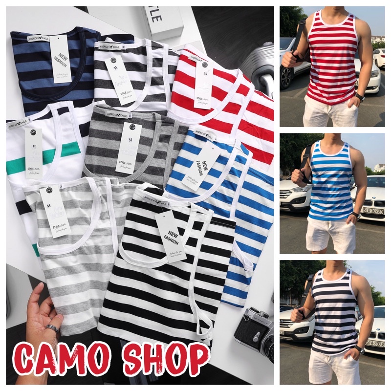 [FREESHIP & RẺ VÔ ĐỊCH]Áo Ba Lỗ Tanktop Nam Thời Trang Gym Mặc Nhà Đi Biển Vải Cotton Nhập Khẩu 100% Cực Đẹp