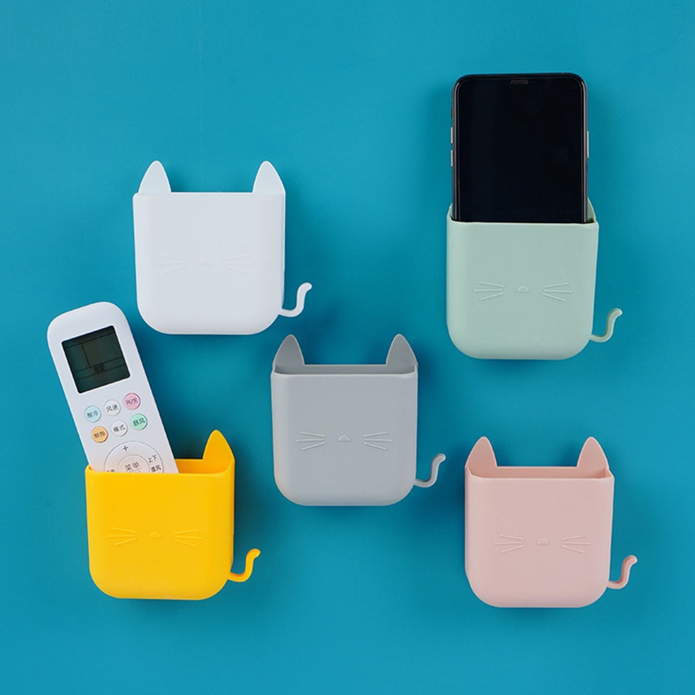 Kệ Đựng Điều Khiển Từ Xa/Điện Thoại Gắn Tường Không Cần Đục Lỗ