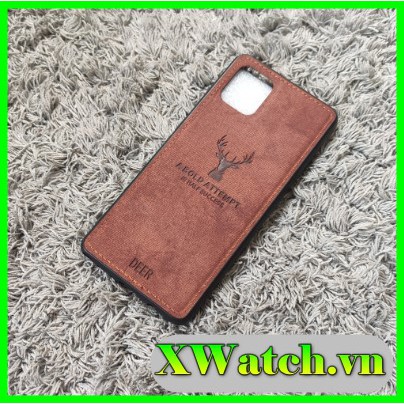Ốp lưng vải hươu SamSung Galaxy Note 10 Lite S10 Lite S21 S21+ S21 A81 Note 10Lite  A91 A02s S10Lite ultra họa tiết hươ