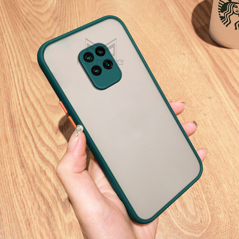 Ốp điện thoại trong suốt nhám chống sốc thời trang cho Redmi Note 11 11s Pro 10C 4G 5G