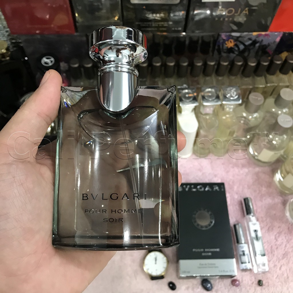 [Cali Perfume][Dùng Là Thơm][Siêu Cuốn Hút] Nước Hoa Nam Chuẩn Soái Ca Văn Phòng Bvlgari Pour Homme Soir