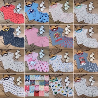 Combo 3 bộ cotton tre 4 chiều bé trai bé gái