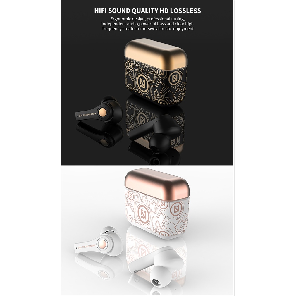 Tai Nghe Nhét Tai Bluetooth 5.0 Không Dây Enqoo Ts-100 Mini Chất Lượng Cao | BigBuy360 - bigbuy360.vn