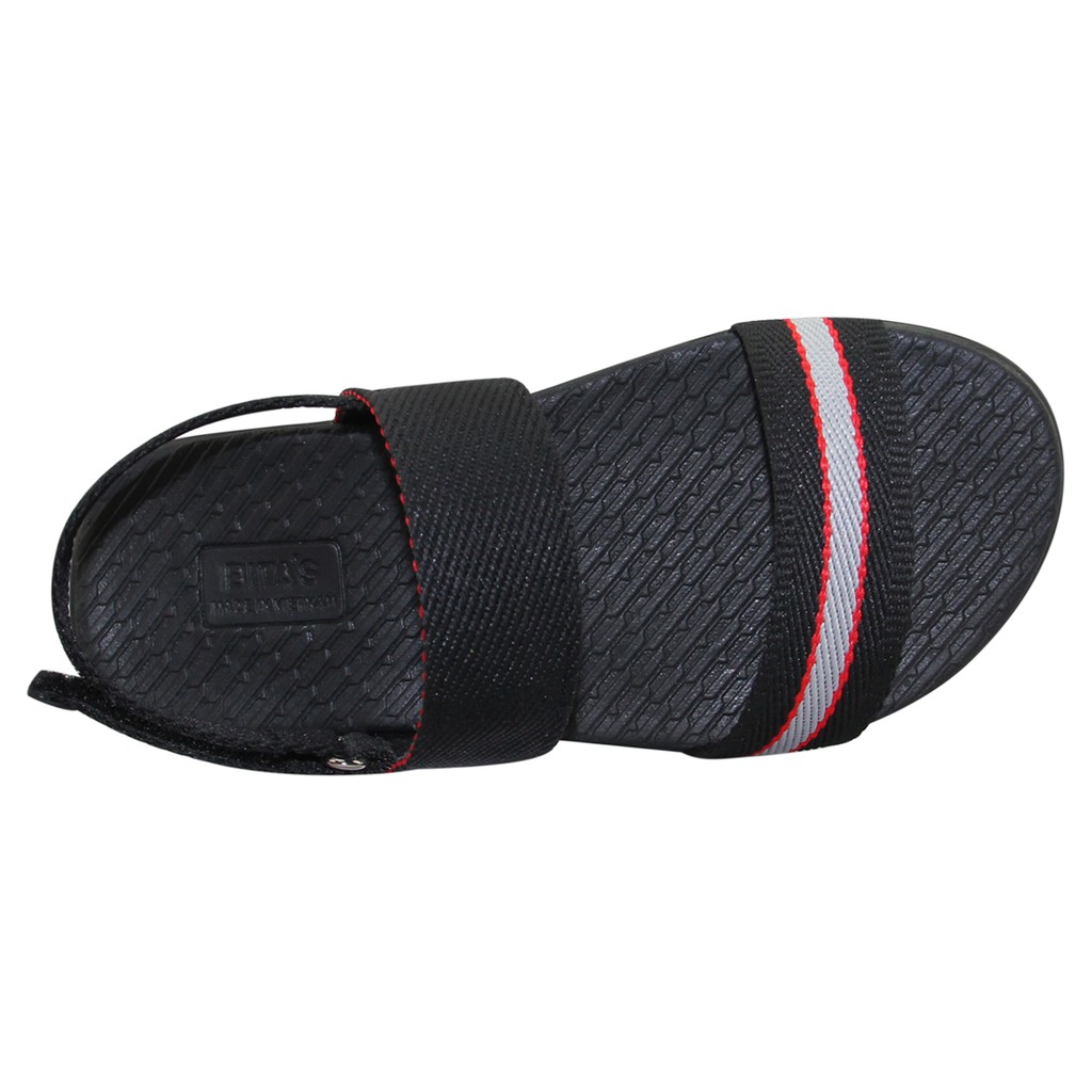 Sandal bé trai Bita's SOBY.179 (Đen + Navy + Xanh lá)