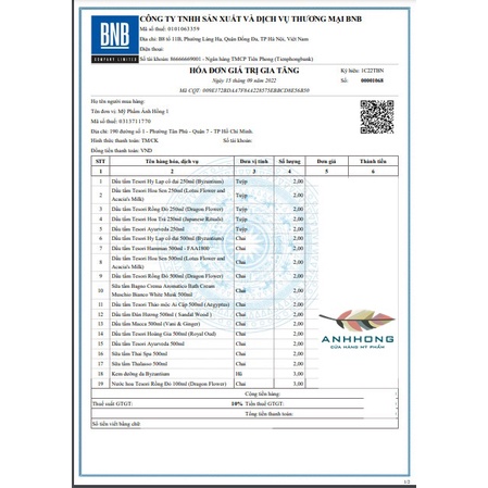Dây 12 Gói Sữa Tắm Hương Nước Hoa Tesori D'Oriente 7ml