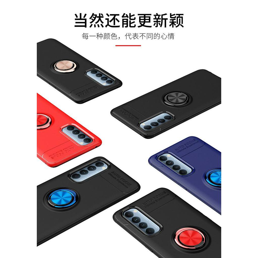Ốp điện thoại có nhẫn đỡ nam châm cho Oppo Reno 4 Pro 4g Reno4 4g