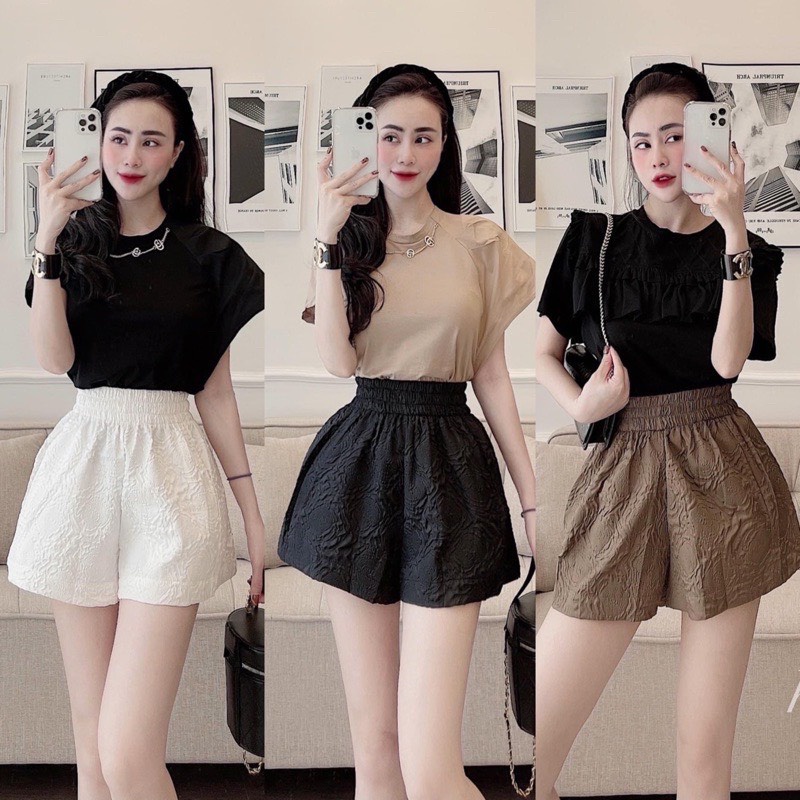 Quần Short Phồng Nhăn TKCT Quần Đùi Nữ | BigBuy360 - bigbuy360.vn