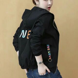 Khoác dù thêu màu sl111 kdw025