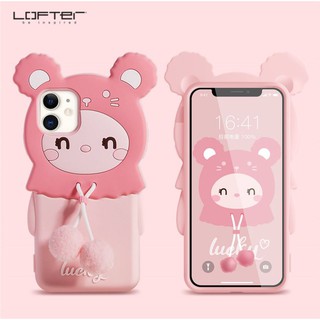 Ốp lưng Thú Cưng Dễ thương Cho Iphone11 ( LOFTER )
