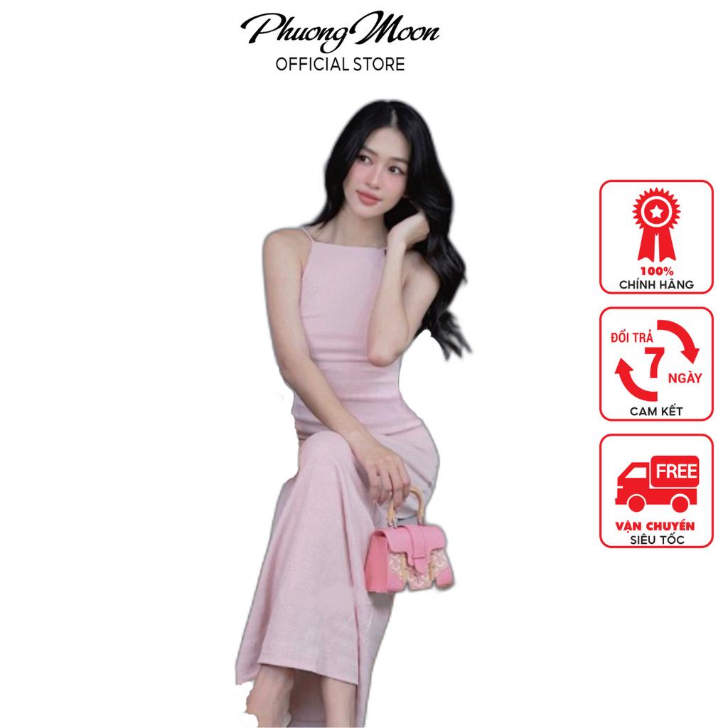 Váy đi biển nữ PHUONGMOON, thiết kế cổ yếm xinh xắn