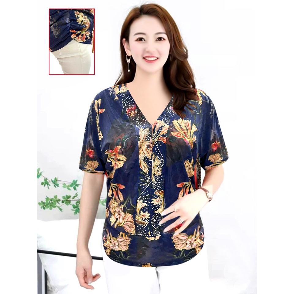 Áo Gấm Quảng Châu Thời Trang Trung Niên Có Size Lớn Siêu Đẹp Tặng Mẹ, Tặng Bà Quà Tặng Thời Trang Trung Niên