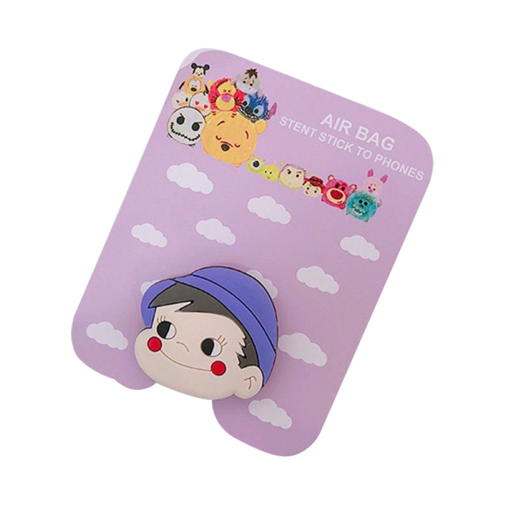 Giá Đỡ Điện Thoại Dạng Nhẫn Đeo Ngón Tay Họa Tiết Hoạt Hình Dễ Thương