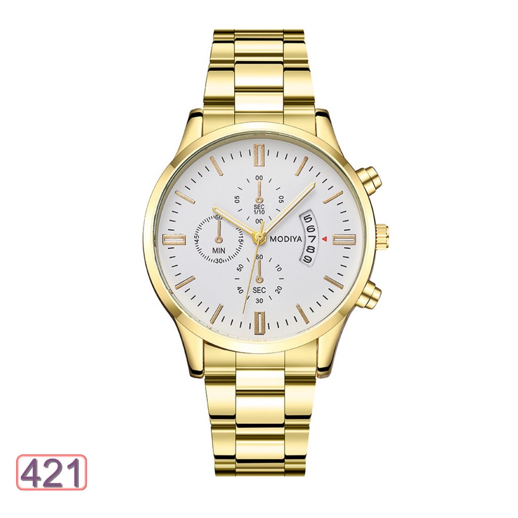 [Mã FAMARAL2 giảm 10K đơn 50K]ĐỒNG HỒ NAM MODIYA 421 DÂY KIM LOẠI THỜI TRANG CỰC ĐẸP | BigBuy360 - bigbuy360.vn