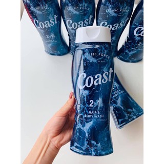 SỮA TẮM GỘI 2 IN 1 COAST HAIR & BODY WASH 532ML USA