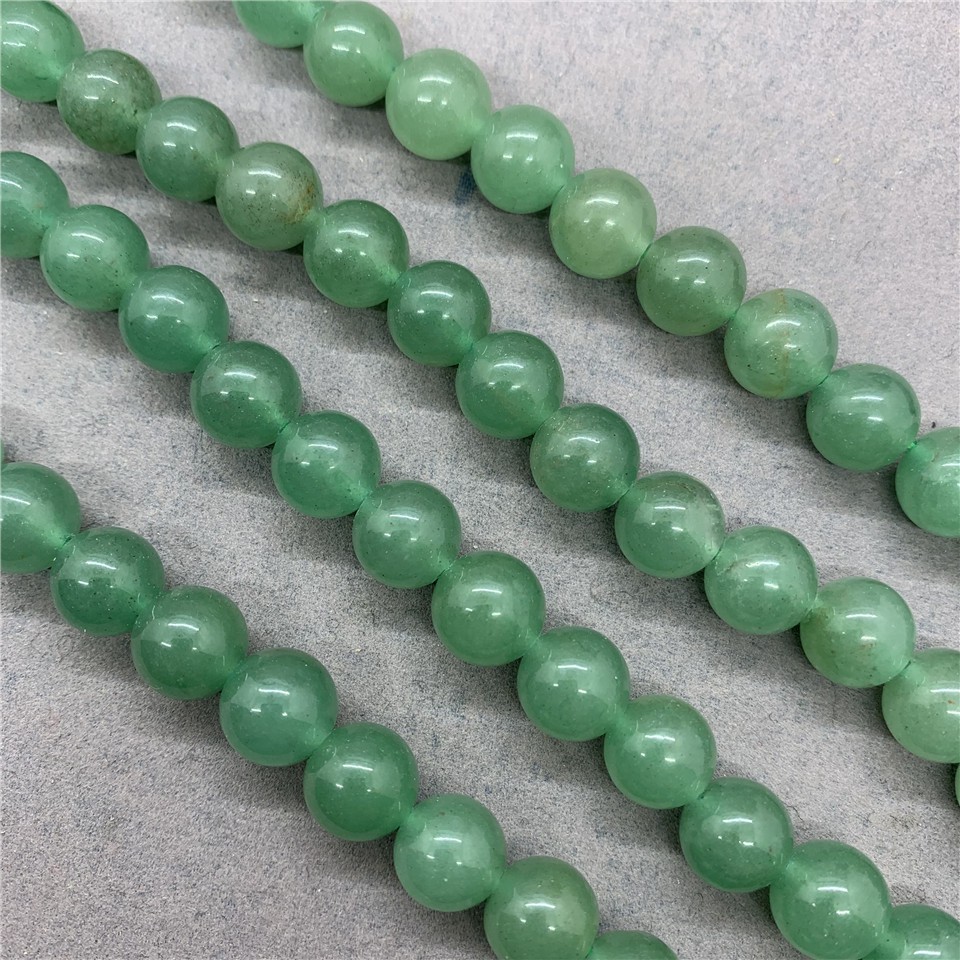 Chuỗi Hạt Đá Tròn Tự Nhiên 4-12mm Dùng Làm Đồ Trang Sức Thủ Công
