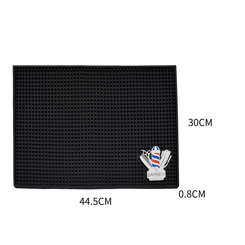 Đệm Silicone Lót Đầu Kẹp Tóc Chống Trượt Phong Cách Retro Cho Tiệm Cắt Tóc