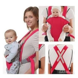 Địu em bé - địu 4 tư thế cho bé - đai đi xe máy - đồ dùng sơ sinh - địu