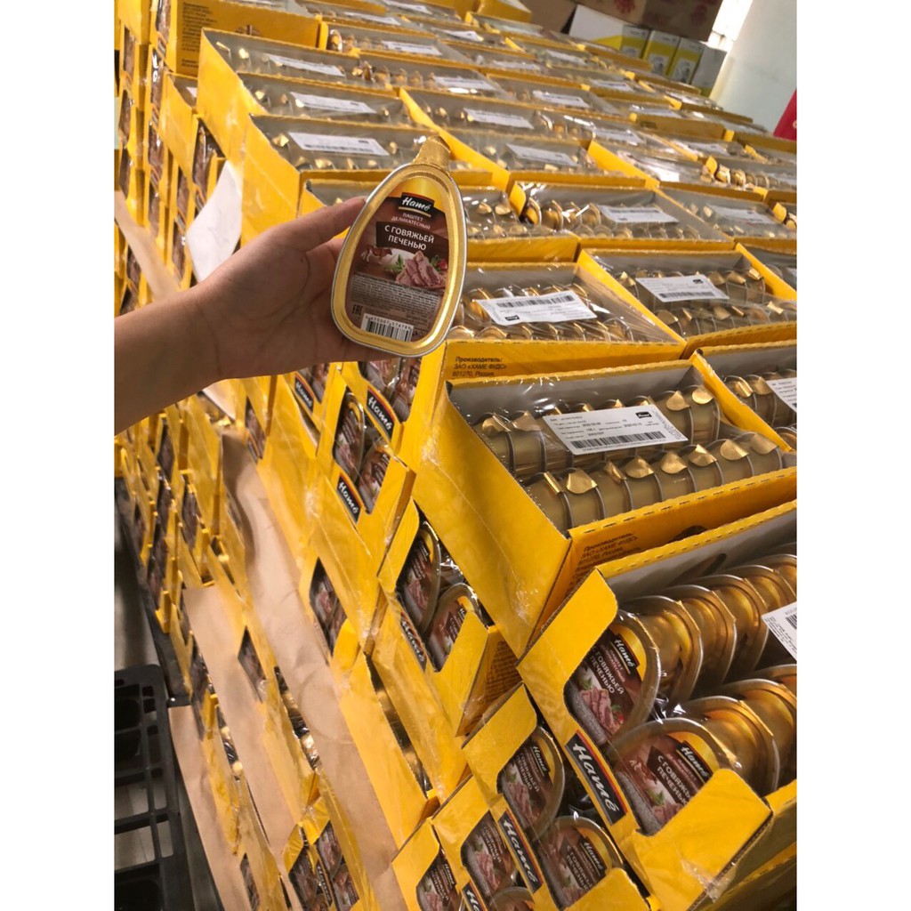 Pate Bò Hame vỉ nhỏ 105g date tháng 9/2023