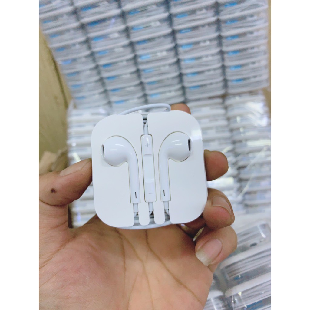 Tai nghe nhét [FREESHIP] Tai Nghe Dây Jack 3,5 mm Cho Iphone 6/6s/6Plus/7 Android Chống Ồn - Micro Đàm Thoại