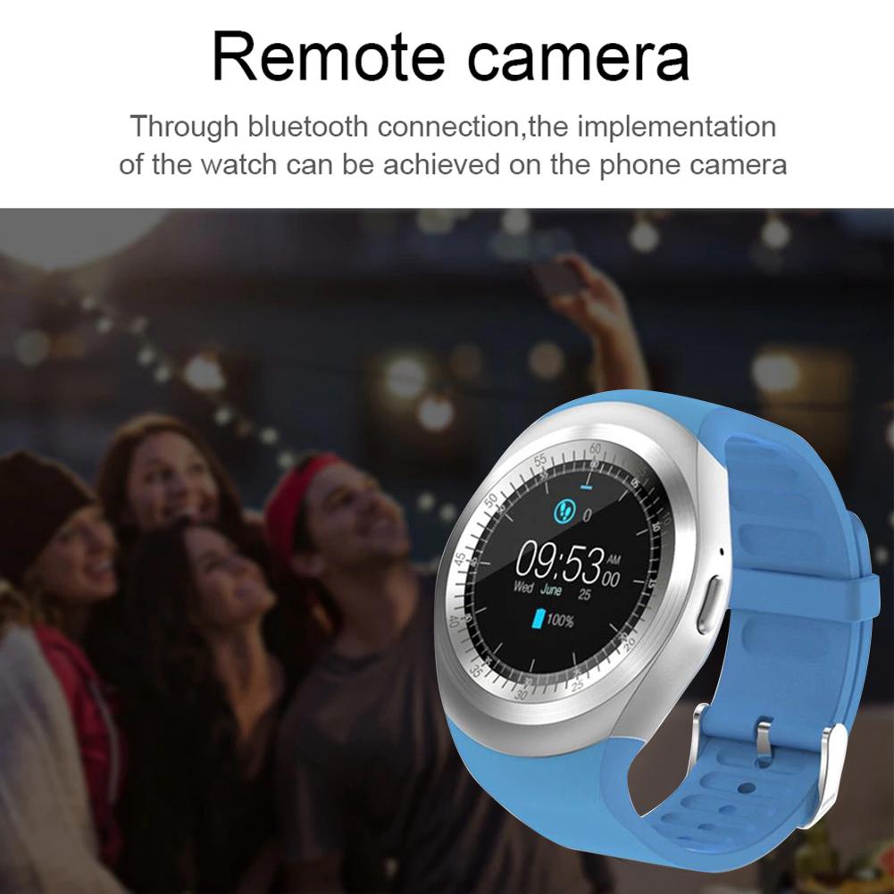 Smart Y1 Bluetooth V3.0 Watch Round Support Calling Pedometer Smartwatch