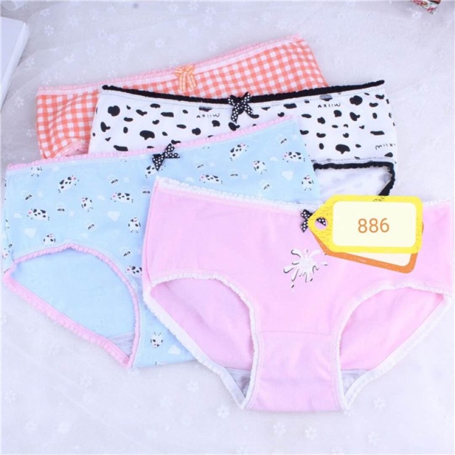 Lố 10 quần lót cotton cute