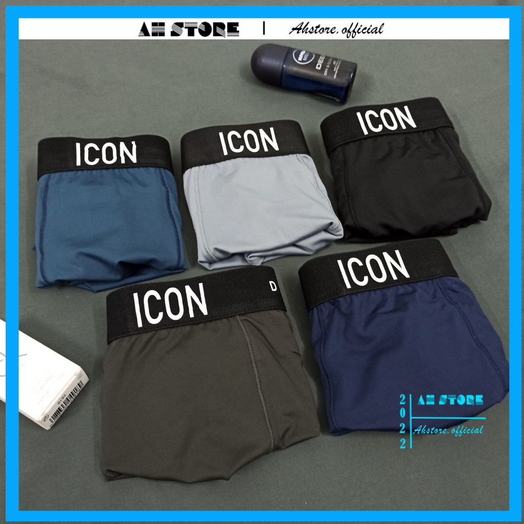 Quần lót nam thun lạnh, Quần sịp nam cao cấp chất thun lạnh đẹp cạp to co dãn 4 chiều 40-85kg - AHSTORE