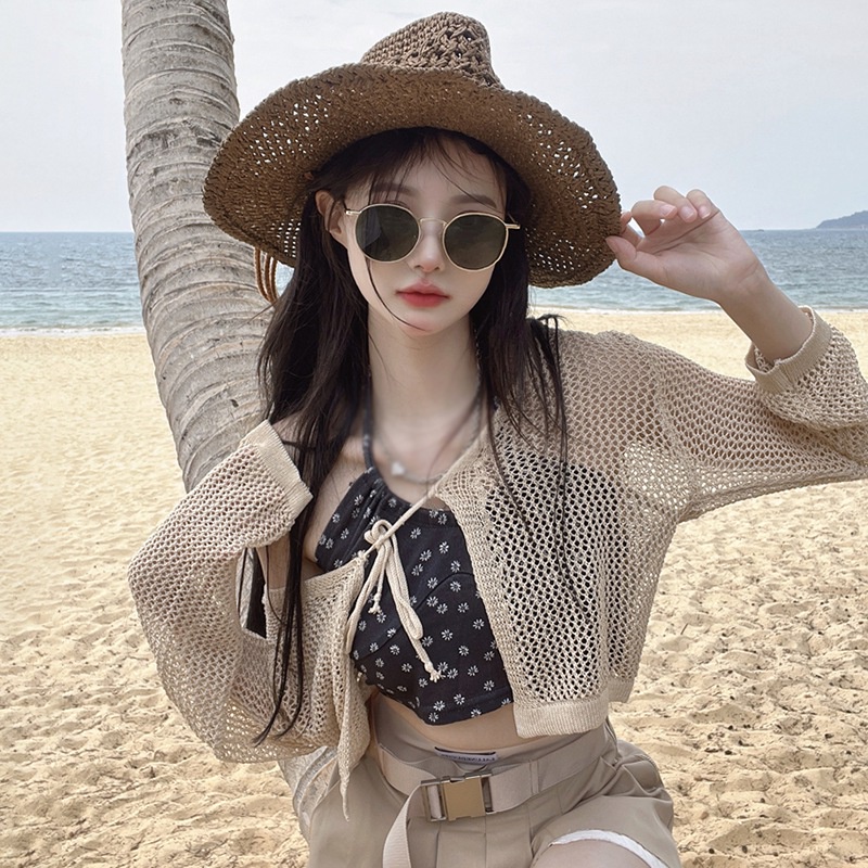 Áo Croptop Cổ Chữ V Phối Ren Xinh Xắn Thời Trang Mùa Hè Cho Nữ