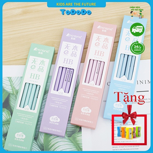 Bút chì 2b, bộ bút chì gỗ 12 cái – Shop TODODO