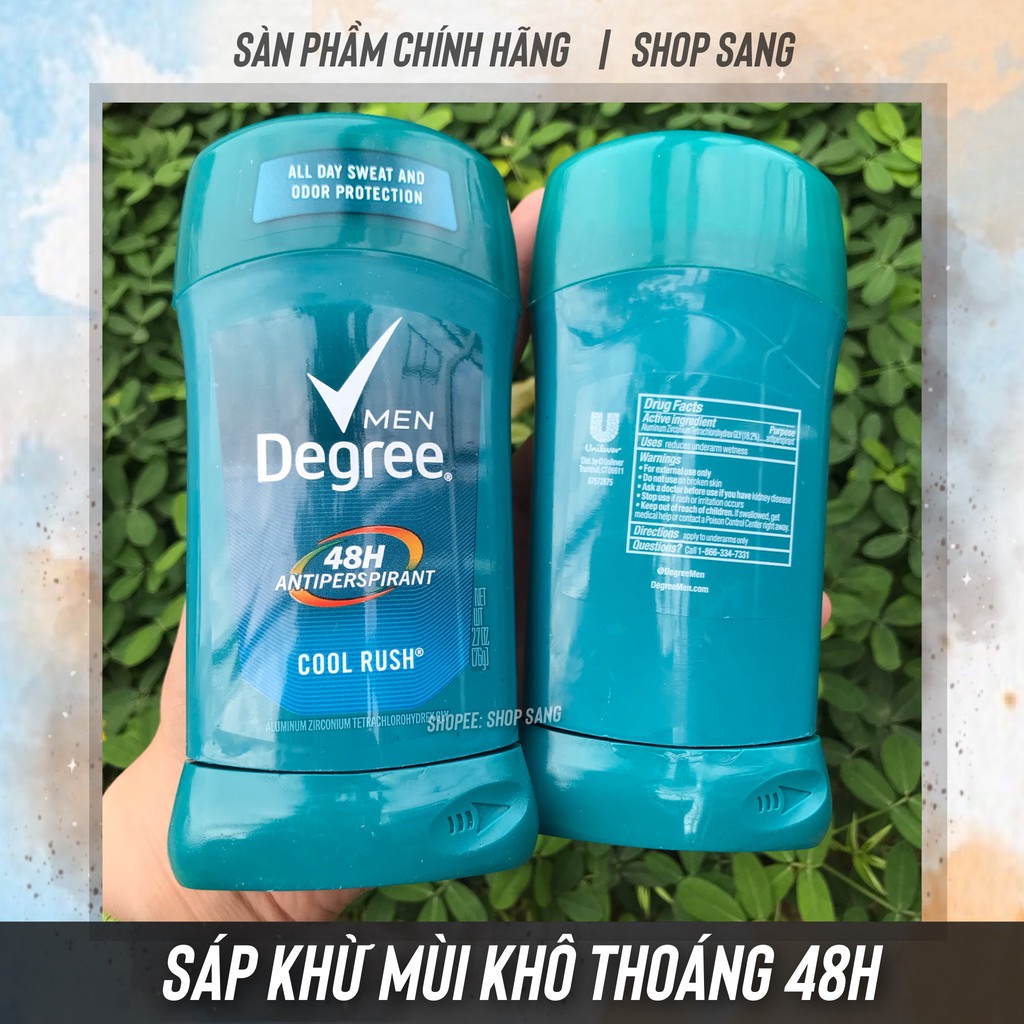 Sáp khử mùi nam Degree Men Dry Protection 76g cool rush