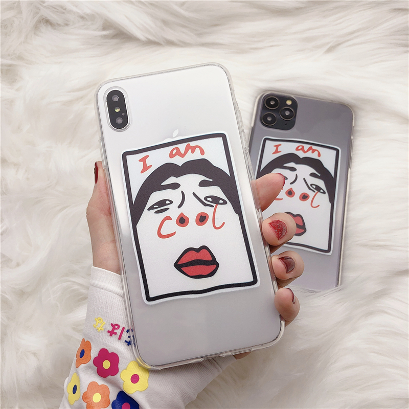 Ốp điện thoại đt họa tiết I Am Cool cho IPhone 11/11Pro/11pro Max X XR XS XS MAX /6 7 8 Plus SE