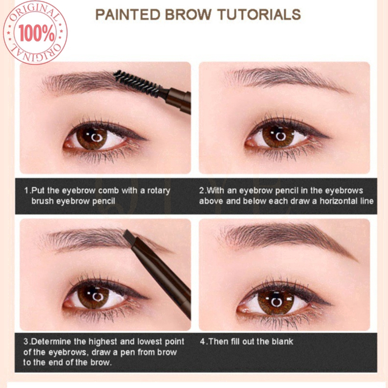 Chì kẻ mày dạng vặn có đầu cọ chải với 7 màu lựa chọn | BigBuy360 - bigbuy360.vn