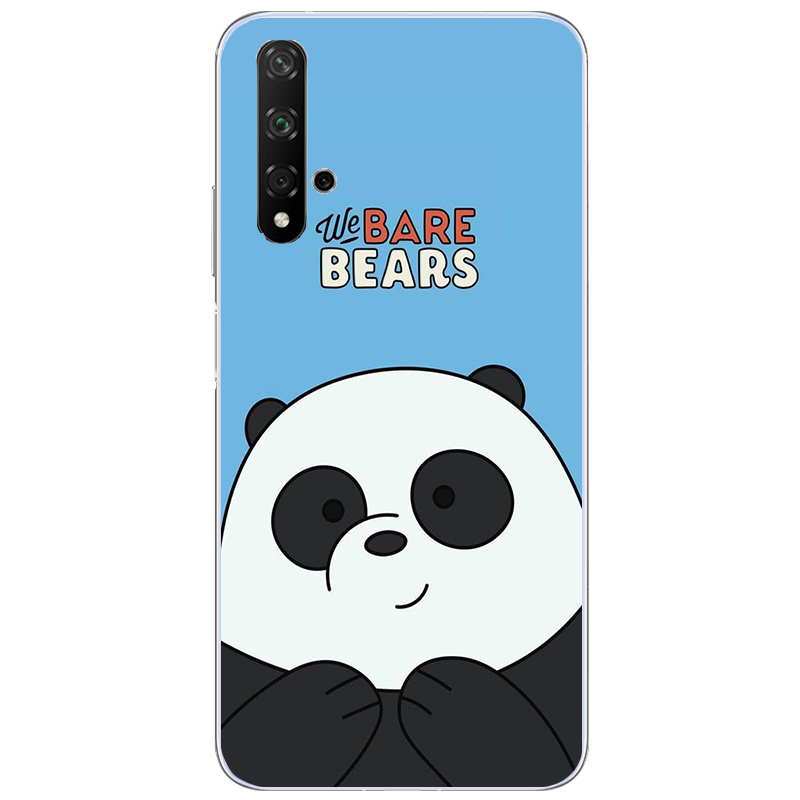 Ốp Điện Thoại Silicon Họa Tiết We Bare Bears Cho Zte Blade S7 Nubia N1 N2 N3 M2 M3 Lite