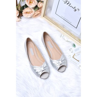 Giày búp bê hở mũi Merly 1256