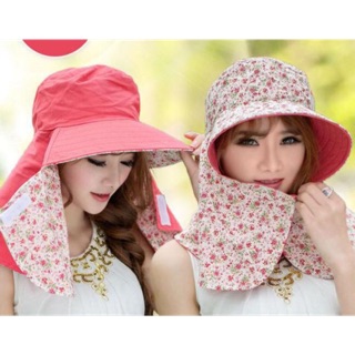 Mũ chống nắng đội cả 2 lớp kèm khẩu trang