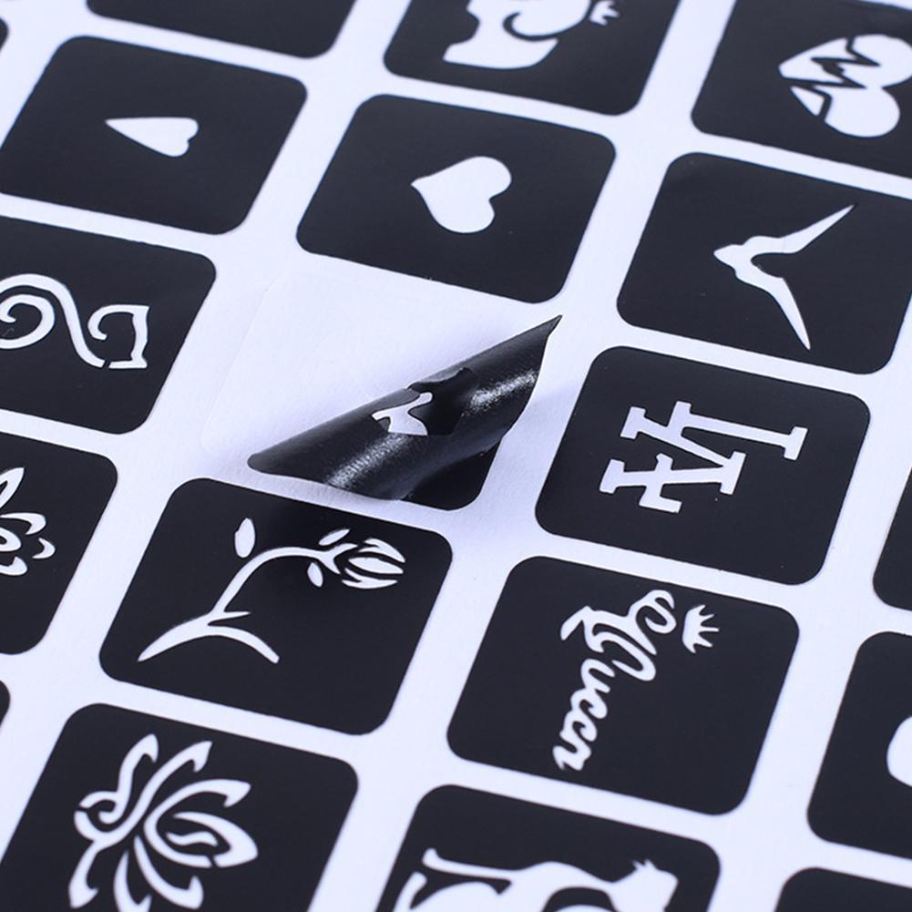 Khuôn xăm hình tạm thời mẫu S5F5 nhiều họa tiết hoạt hình xinh xắn